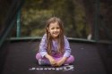Trampolina Ogrodowa Jumpi 487cm/16FT Maxy Comfort Plus Czarna Z Wewnętrzną Siatką