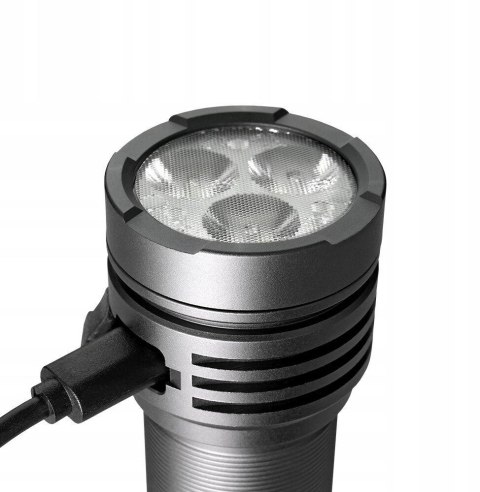 Latarka ręczna 3x Osram P9 10W LED everActive FL-3300R Luminator 3300 lumenów IPX4 Latarka ręczna 3x Osram P9 10W LED everActive FL-3300R Luminator 3300 lumenów IPX4