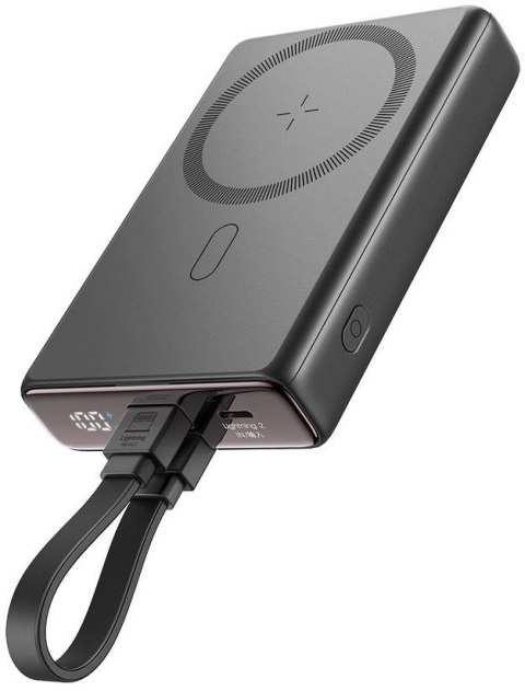 Powerbank Joyroom JR-PBM01 10000mAh 20W 1x USB-C 2x Lightning czarny + kabel Powerbank Joyroom JR-PBM01 10000mAh 20W 1x USB-C 2x Lightning czarny + kabel