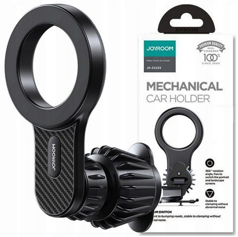 Uchwyt samochodowy magnetyczny Joyroom JR-ZS355 MagSafe Apple iPhone na kratkę wentylacyjną Uchwyt samochodowy magnetyczny Joyroom JR-ZS355 MagSafe Apple iPhone na kratkę wentylacyjną