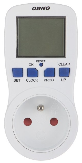 ELEKTRONICZNY PROGRAMATOR CZASOWY OR-PRE-409 ORNO