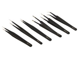 14-300# Zestaw pęset pincety ts 6sztuk