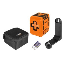 Laser krzyżowy 25 m, z etui i uchwytem magnetycznym, zielony