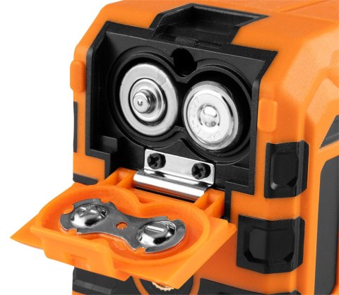 Laser krzyżowy 25 m, z etui i uchwytem magnetycznym, zielony Laser krzyżowy 25 m, z etui i uchwytem magnetycznym, zielony