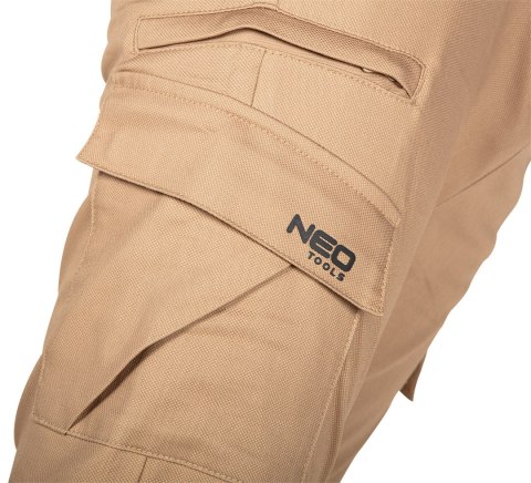 Spodnie robocze OUTDOOR, typu jogger, beżowe, rozmiar XS Spodnie robocze OUTDOOR, typu jogger, beżowe, rozmiar XS