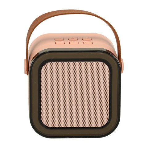 Zestaw do karaoke głośnik Bluetooth mikrofon USB LED różowy Zestaw do karaoke głośnik Bluetooth mikrofon USB LED różowy