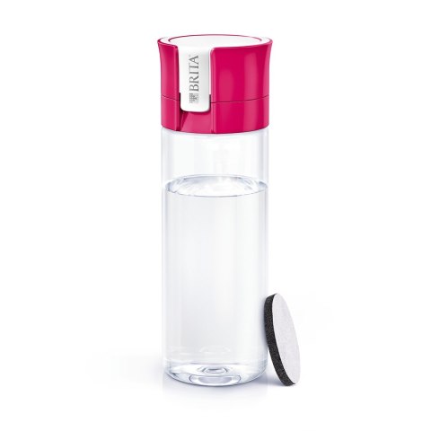Butelka filtrująca Brita Fill&Go różówa + 4 filtry MicroDisc Butelka filtrująca Brita Fill&Go różówa + 4 filtry MicroDisc