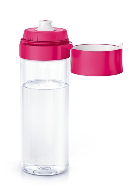 Butelka filtrująca Brita Fill&Go różówa + 4 filtry MicroDisc Butelka filtrująca Brita Fill&Go różówa + 4 filtry MicroDisc