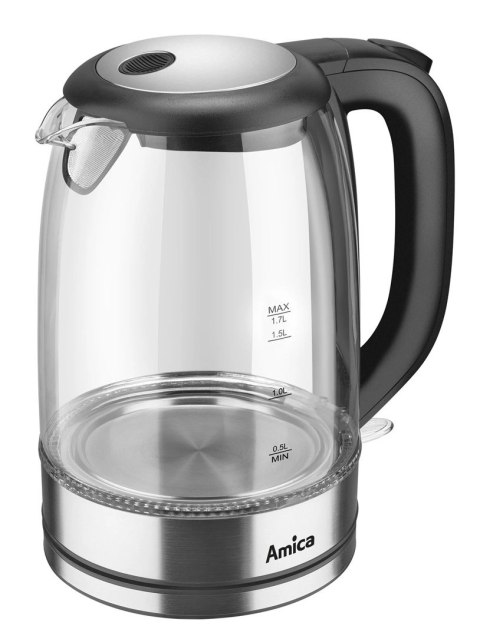 CZAJNIK AMICA SZKLANY KD 2050G INOX CZAJNIK AMICA SZKLANY KD 2050G INOX