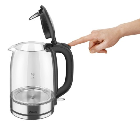 CZAJNIK AMICA SZKLANY KD 2050G INOX CZAJNIK AMICA SZKLANY KD 2050G INOX