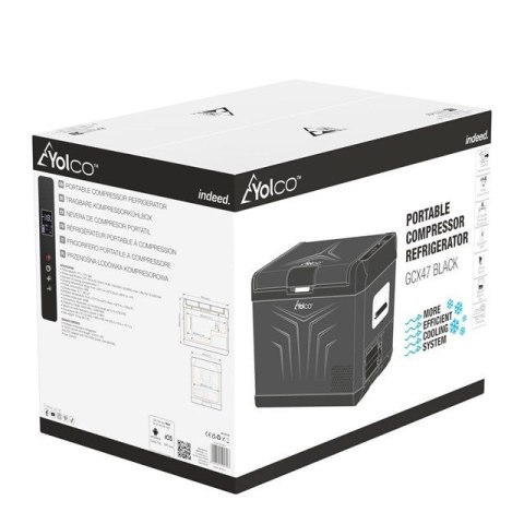 PRZENOŚNA LODÓWKA KOMPRESOROWA GCX47 BLACK