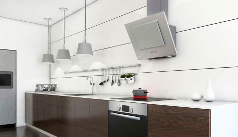 Okap kominowy, przyścienny CIARKO NTI 60 Inox (600mm; kolor inox) Okap kominowy, przyścienny CIARKO NTI 60 Inox (600mm; kolor inox)