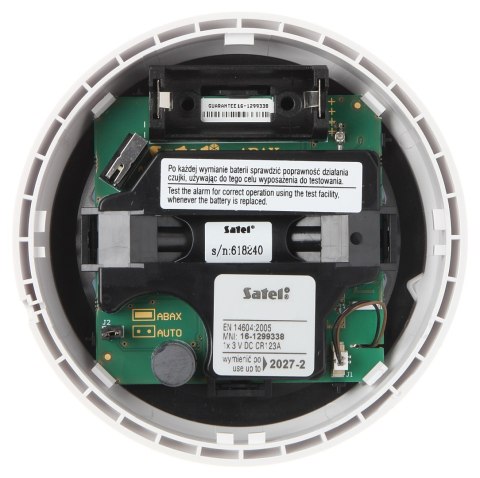 BEZPRZEWODOWA CZUJKA DYMU ASD-250 (Fire Detector Pro) ABAX/ABAX2 SATEL BEZPRZEWODOWA CZUJKA DYMU ASD-250 (Fire Detector Pro) ABAX/ABAX2 SATEL