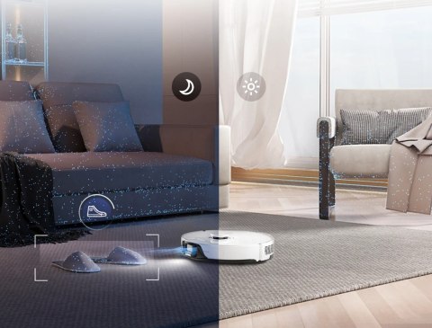 Robot sprzątający ze stacją Roborock S8+ (biały) (WYPRZEDAŻ) Robot sprzątający ze stacją Roborock S8+ (biały) (WYPRZEDAŻ)