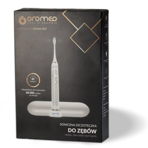 Szczoteczka soniczna OROMED ORO SONIC NEXT WHITE Szczoteczka soniczna OROMED ORO SONIC NEXT WHITE
