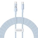 Kabel Baseus Gem Typ C-Typ C 100W 2m (niebieski)