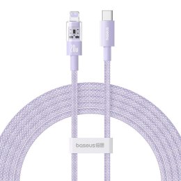 Kabel Baseus Gem USB C-IP 20W 2m (fioletowy)
