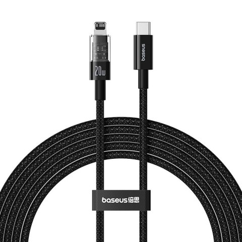Kabel Baseus Gem USP C-IP 20W 2m (czarny)