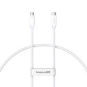 Kabel Baseus Superior Typ C-Typ C 240W 1m (biały)