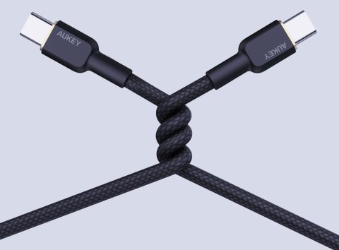 AUKEY CB-NCC1 KABEL USB-C QC PD 1M 3A 60W NYLON AUKEY CB-NCC1 KABEL USB-C QC PD 1M 3A 60W NYLON