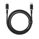 Kabel Baseus Dura Typ C 20W 1m (czarno-złoty)