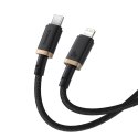 Kabel Baseus Dura Typ C 20W 1m (czarno-złoty)