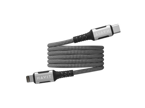 Kabel magnetyczny Havit Typ C-Lightning (czarny) Kabel magnetyczny Havit Typ C-Lightning (czarny)