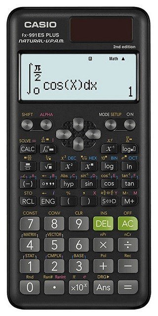 CASIO KALKULATOR NAUKOWY FX 991ES PLUS 2 CZARNY, 12 CYFROWY WYŚWIETLACZ (WYPRZEDAŻ) CASIO KALKULATOR NAUKOWY FX 991ES PLUS 2 CZARNY, 12 CYFROWY WYŚWIETLACZ (WYPRZEDAŻ)
