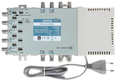 MULTISWITCH MR-908L 9 WEJŚĆ / 8 WYJŚĆ TERRA