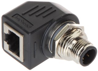 PRZEJŚCIE KĄTOWE M12D-W/RJ45-G
