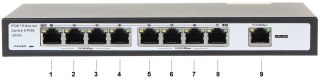 SWITCH POE GTS-A1-10-81 8-PORTOWY