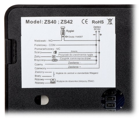 ZAMEK SZYFROWY ZS40B VIDOS ZAMEK SZYFROWY ZS40B VIDOS