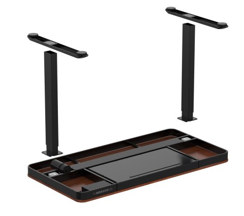 Zestaw Biurko TUCKANO czarny/orzech + Fotel ergonomiczny GEMBIRD czarny Zestaw Biurko TUCKANO czarny/orzech + Fotel ergonomiczny GEMBIRD czarny