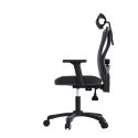 Zestaw Biurko TUCKANO czarny/orzech + Fotel ergonomiczny GEMBIRD czarny