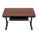 Zestaw Biurko TUCKANO czarny/orzech + Fotel ergonomiczny GEMBIRD czarny