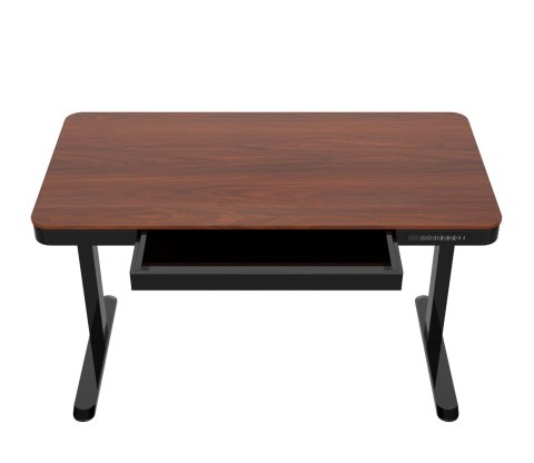 Zestaw Biurko TUCKANO czarny/orzech + Fotel ergonomiczny GEMBIRD czarny Zestaw Biurko TUCKANO czarny/orzech + Fotel ergonomiczny GEMBIRD czarny