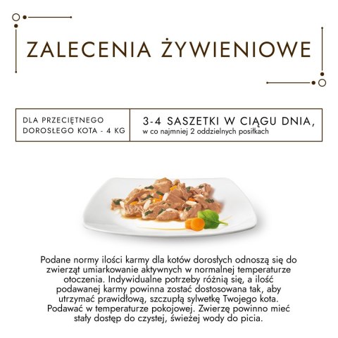 GOURMET A la Carte Kurczak, Pstrąg, Wołowina, Rdzawiec - mokra karma dla kota - 4 x 85 g GOURMET A la Carte Kurczak, Pstrąg, Wołowina, Rdzawiec - mokra karma dla kota - 4 x 85 g