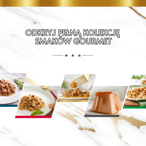 GOURMET Perle Gravy Delight Fileciki w smakowitym sosie - wołowina i kurczak - 4x85g GOURMET Perle Gravy Delight Fileciki w smakowitym sosie - wołowina i kurczak - 4x85g