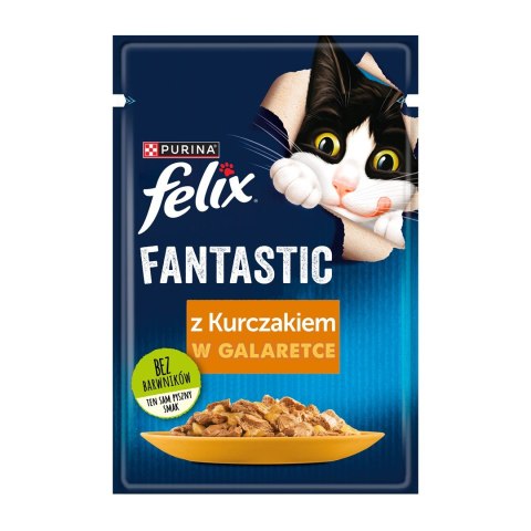 PURINA Felix Fantastic: kurczak - mokra karma dla kota - 85 g PURINA Felix Fantastic: kurczak - mokra karma dla kota - 85 g