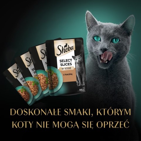 SHEBA Selection Select Slices Drobiowe Smaki 85g SHEBA Selection Select Slices Drobiowe Smaki 85g