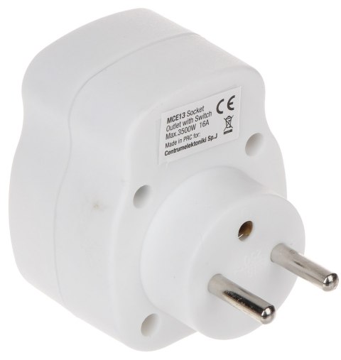 GNIAZDO Z WYŁĄCZNIKIEM MCE-13 230 V 3500 W MACLEAN ENERGY GNIAZDO Z WYŁĄCZNIKIEM MCE-13 230 V 3500 W MACLEAN ENERGY