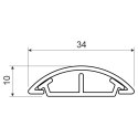 KORYTO KABLOWE PROSTE LO-35/P2 34x10 KOPOS