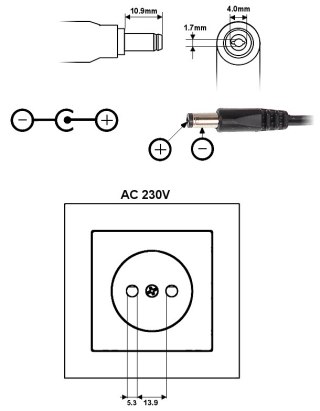 ZASILACZ 6V/2A/4.0