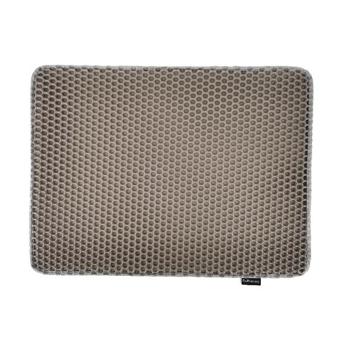 DIAMENTIQ Mata pod kuwetę dla kota wycieraczka box Szary prostokąt 45x60 DIAMENTIQ Mata pod kuwetę dla kota wycieraczka box Szary prostokąt 45x60