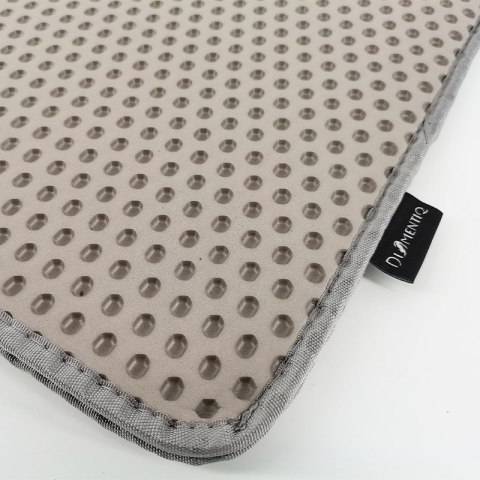 DIAMENTIQ Mata pod kuwetę dla kota wycieraczka box Szary prostokąt 45x60 DIAMENTIQ Mata pod kuwetę dla kota wycieraczka box Szary prostokąt 45x60