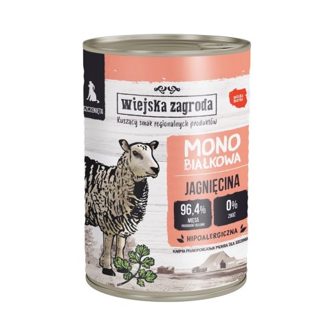 Wiejska Zagroda - Jagnięcina - Szczeniak-400 Wiejska Zagroda - Jagnięcina - Szczeniak-400