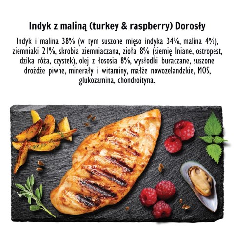 Paka Zwierzaka Seventh Heaven Indyk z maliną M 1,5kg Paka Zwierzaka Seventh Heaven Indyk z maliną M 1,5kg