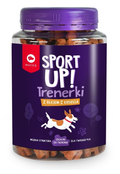 MACED Sport Up! Trenerki z olejem z łososia - przysmak dla psa - 300 g MACED Sport Up! Trenerki z olejem z łososia - przysmak dla psa - 300 g