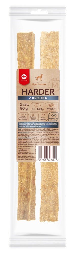 MACED Harder z królika M - gryzak dla psa - 100 g MACED Harder z królika M - gryzak dla psa - 100 g