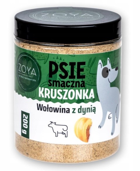 ZOYA Kruszonka Wołowina - Przysmak dla psów - 200g ZOYA Kruszonka Wołowina - Przysmak dla psów - 200g